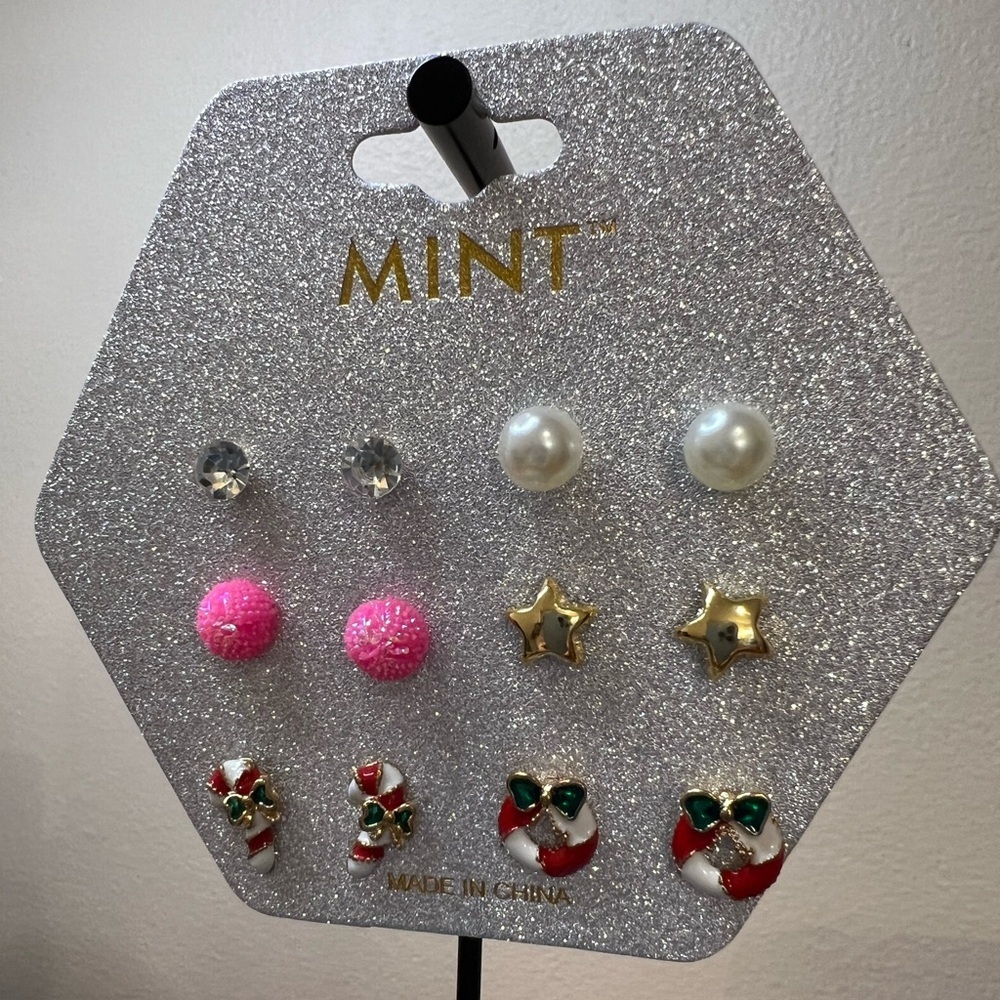 Christmas Stud Earring Set (6-Pair) – MINT